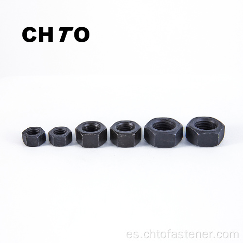 DIN 934 NUTS HEX NUTS HEX OXIDE NEGRO